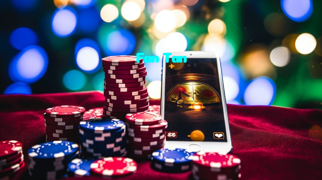Fan Tan casino presented on mobile device in Pakistan with slots and live games